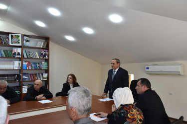 Yasamal rayonunda Çernobıl əlilləri ilə görüş keçirildi